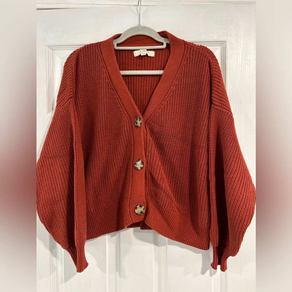 LOFT Cardigan V-neck Sweater